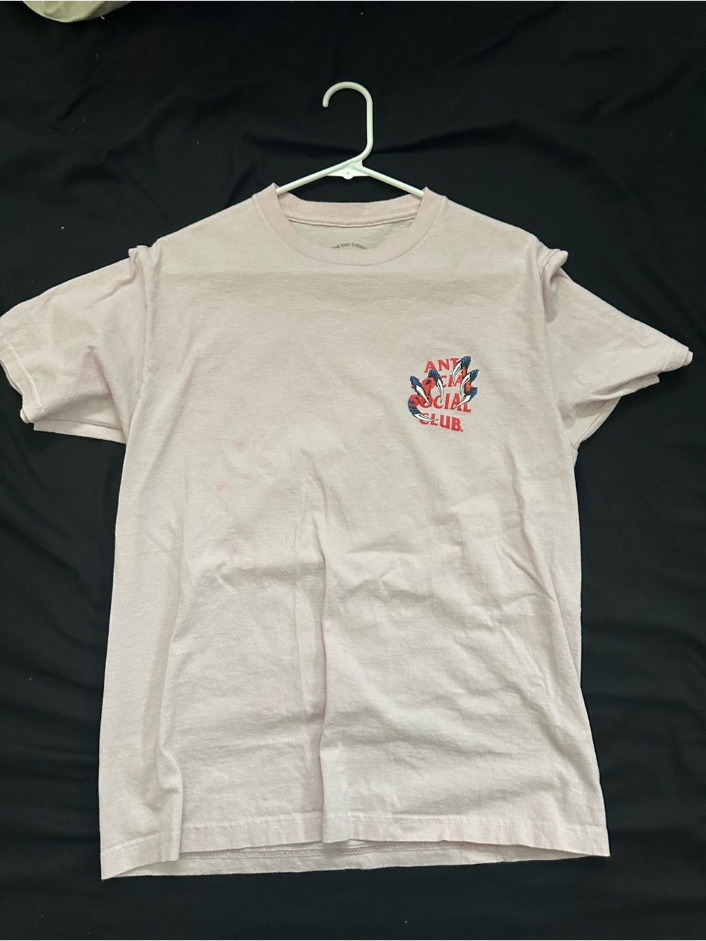 Anti Social Social Club Light Pink Short Sleeve Logo Tee